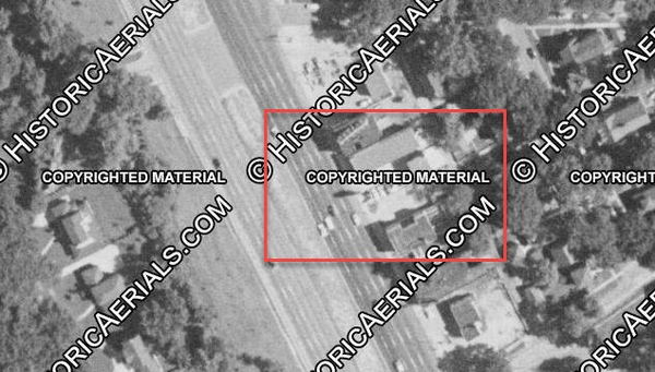 Caribe Motel - 1957 Aerial (newer photo)